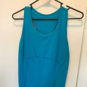 L - GSX - Turquoise Activewear Tank